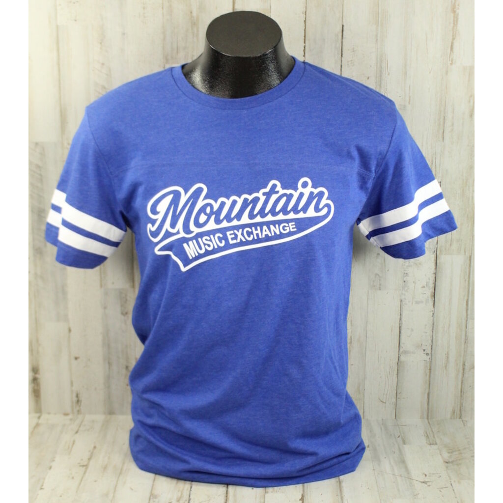 MME NEW MME Football Jersey Tee - Vintage Royal/White