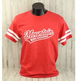 MME NEW MME Football Jersey Tee - Vintage Red/White