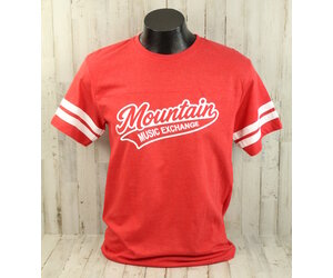 さらに100円引き◆MARITHE◆VINTAGE FOOTBALL TEE NEW MME Football Jersey Tee - Vintage Red/White - Mountain