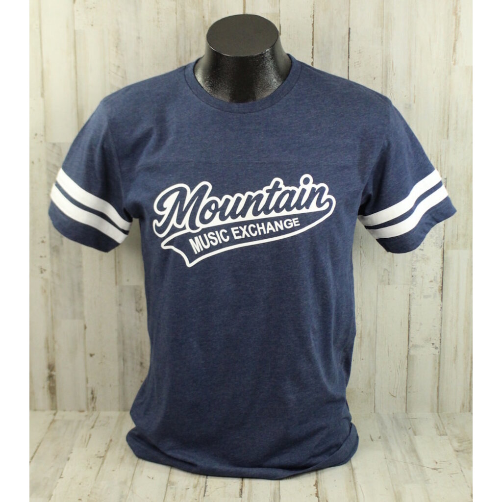 MME NEW MME Football Jersey Tee - Vintage True Navy/White