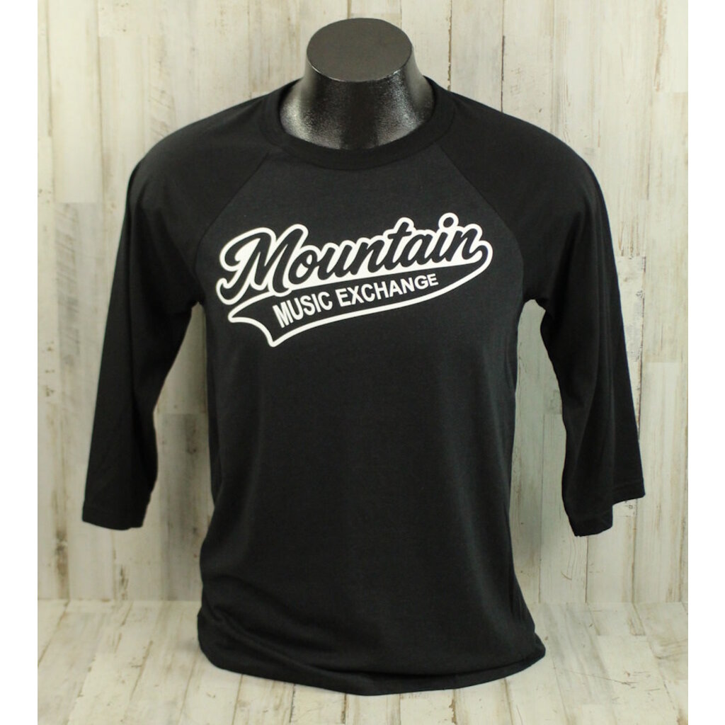 MME NEW MME Baseball Tee - Black Heather/Black