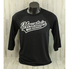MME NEW MME Baseball Tee - Black Heather/Black