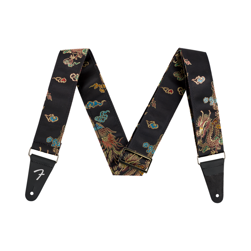 Fender NEW Fender Satin Dragon Strap - Black
