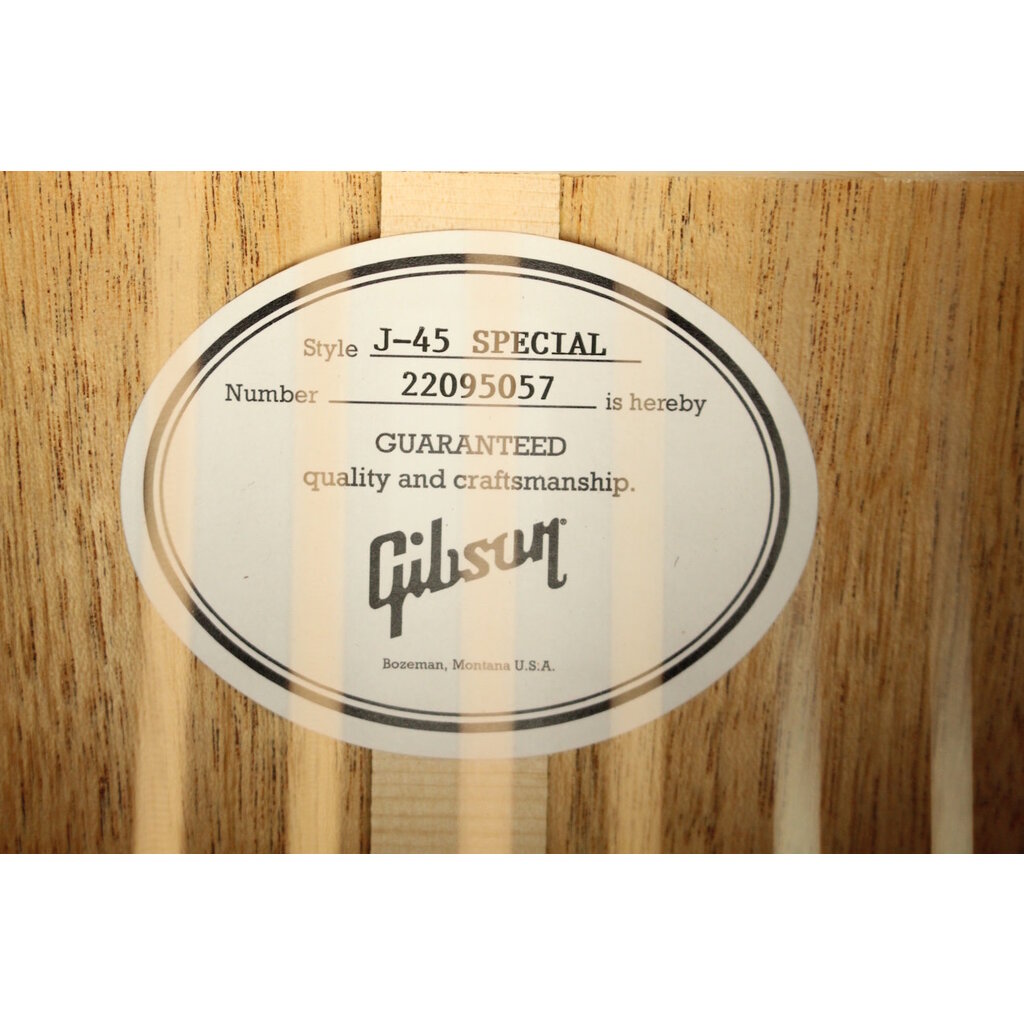 Gibson NEW Gibson J-45 Special - Vintage Sunburst (057)