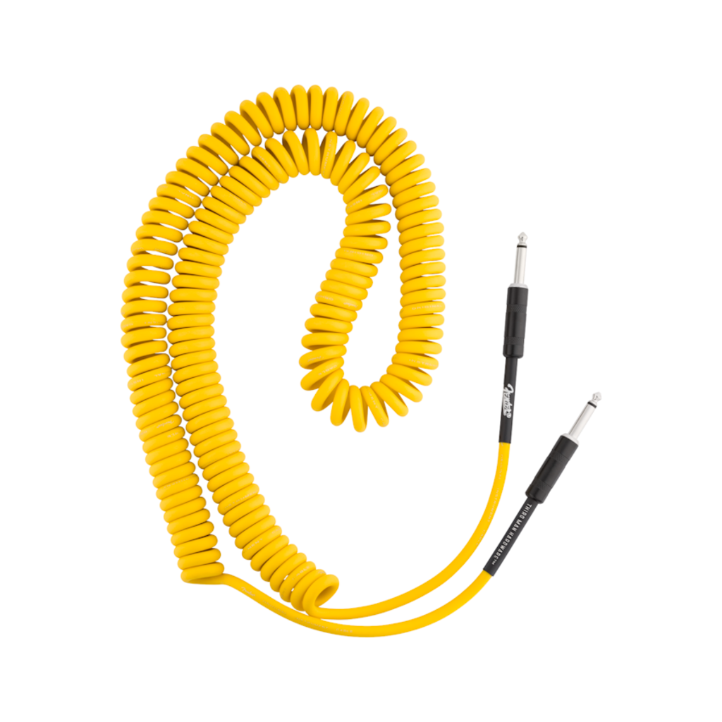 Fender NEW Fender x Third Man Hardware 30' Coil Cable - Yellow