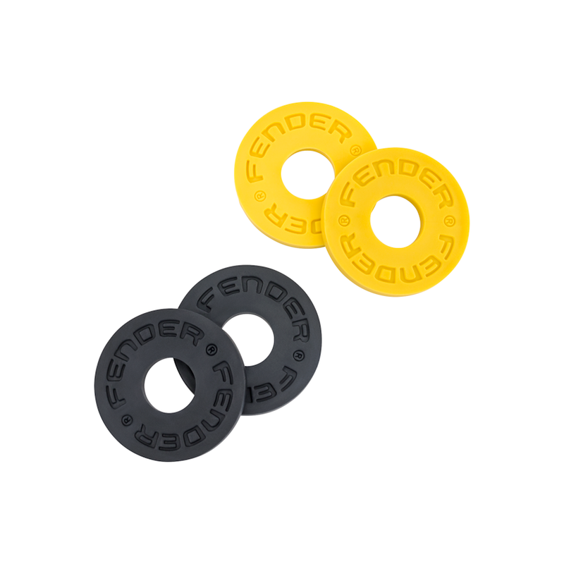 Fender NEW Fender x Third Man Hardware Strap Blocks - Black/Yellow