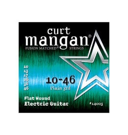 Curt Mangan NEW Curt Mangan Stainless Flatwound Electric Guitar Strings - .010-.046