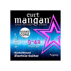 Curt Mangan NEW Curt Mangan Round Core Nickel Wound Electric Guitar Strings - .009-.042