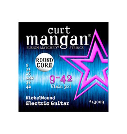 Curt Mangan NEW Curt Mangan Round Core Nickel Wound Electric Guitar Strings - .009-.042