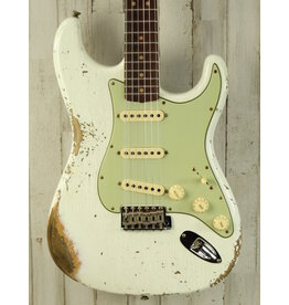 Fender NEW Fender Custom Shop Limited Edition 1964 L-Series Stratocaster Heavy Relic - Aged Olympic White (770)