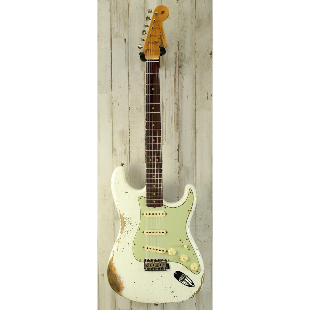 Fender NEW Fender Custom Shop Limited Edition 1964 L-Series Stratocaster Heavy Relic - Aged Olympic White (770)