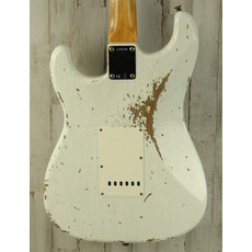 Fender NEW Fender Custom Shop Limited Edition 1964 L-Series Stratocaster Heavy Relic - Aged Olympic White (770)