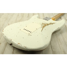 Fender NEW Fender Custom Shop Limited Edition 1964 L-Series Stratocaster Heavy Relic - Aged Olympic White (770)