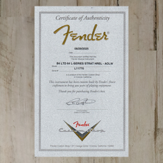 Fender NEW Fender Custom Shop Limited Edition 1964 L-Series Stratocaster Heavy Relic - Aged Olympic White (770)