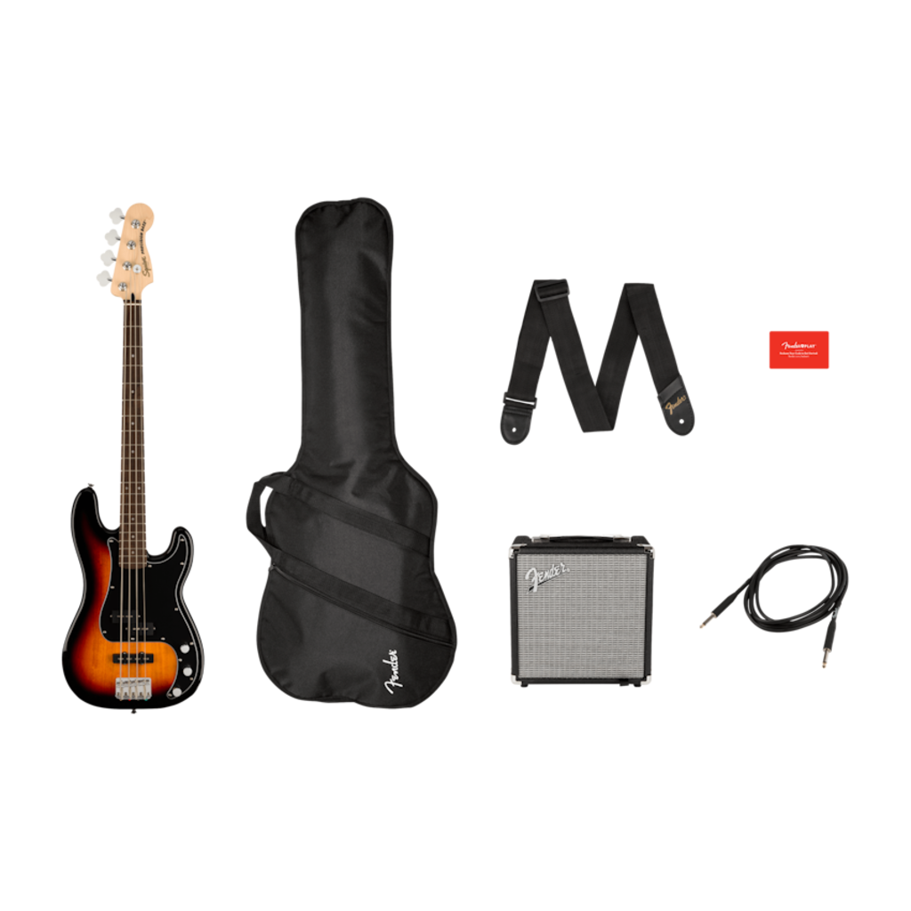 Squier NEW Squier Affinity Series Precision Bass PJ Pack - 3-Color Sunburst