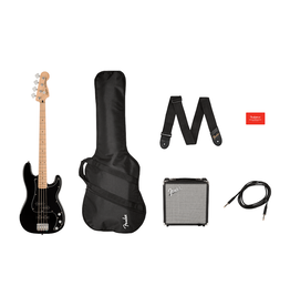 Squier NEW Squier Affinity Series Precision Bass PJ Pack - Black