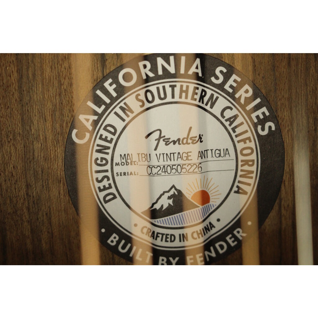 Fender DEMO Fender Limited Edition California Vintage Malibu - Antigua (226)