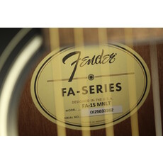 Fender DEMO Fender FA-15 3/4 Scale Steel with Gig Bag - Moonlight Burst (362)