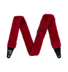 Fender NEW Fender Poodle Plush Strap - Red