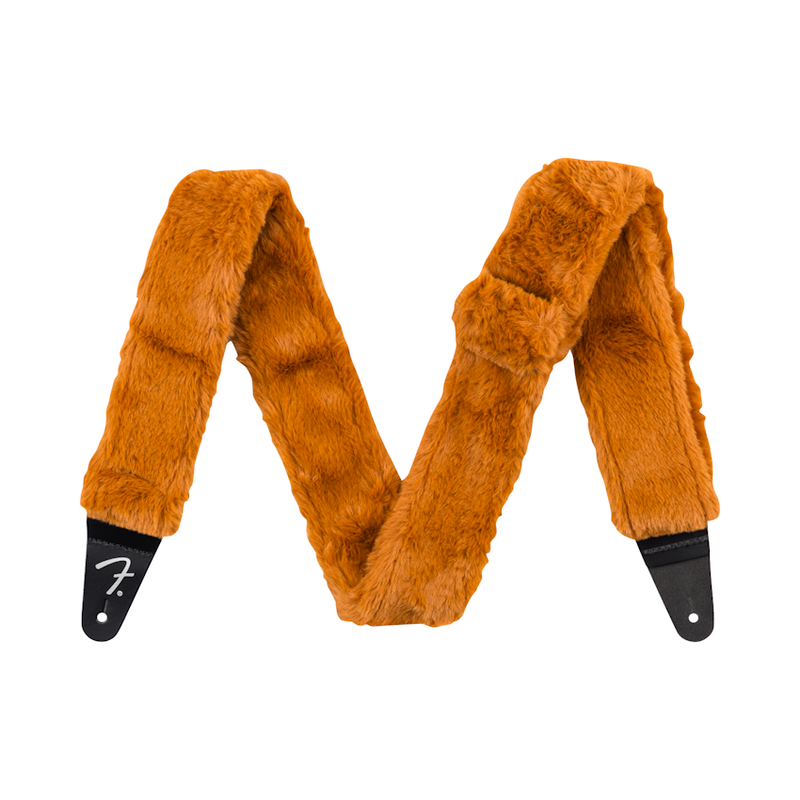 Fender NEW Fender Poodle Plush Strap - Rust