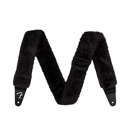 Fender NEW Fender Poodle Plush Strap - Black