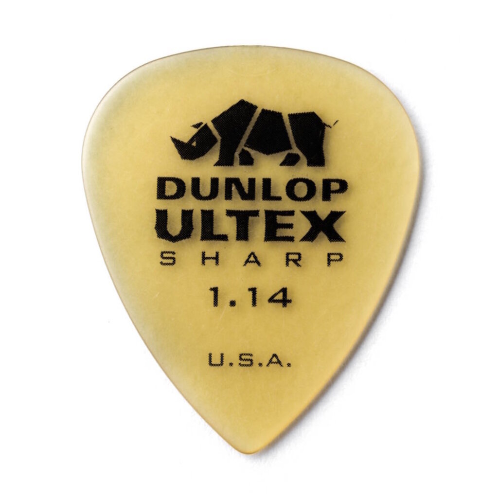 Dunlop NEW Dunlop Ultex Sharp Picks - 1.14mm - Pack of 6
