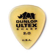 Dunlop NEW Dunlop Ultex Sharp Picks - 2.0mm - Pack of 6