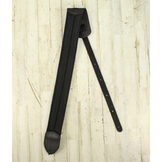 LM NEW LM Air Mesh Guitar Strap - Black - 3"