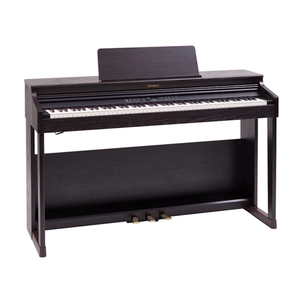 Roland DEMO Roland RP701 Digital Upright Piano with Bench - Dark Rosewood (601)