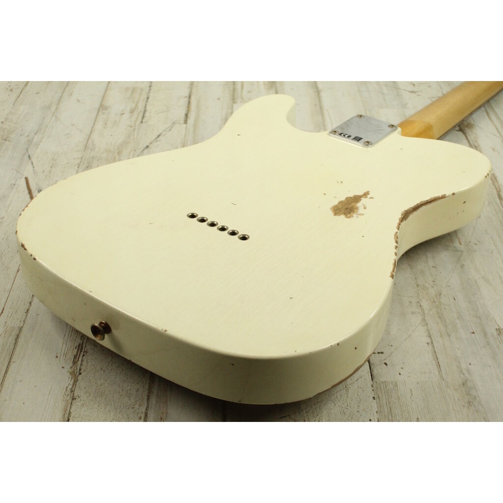 Fender DEMO Fender Custom Shop 1963 Telecaster Relic 3A Rosewood - Aged Olympic White (039)