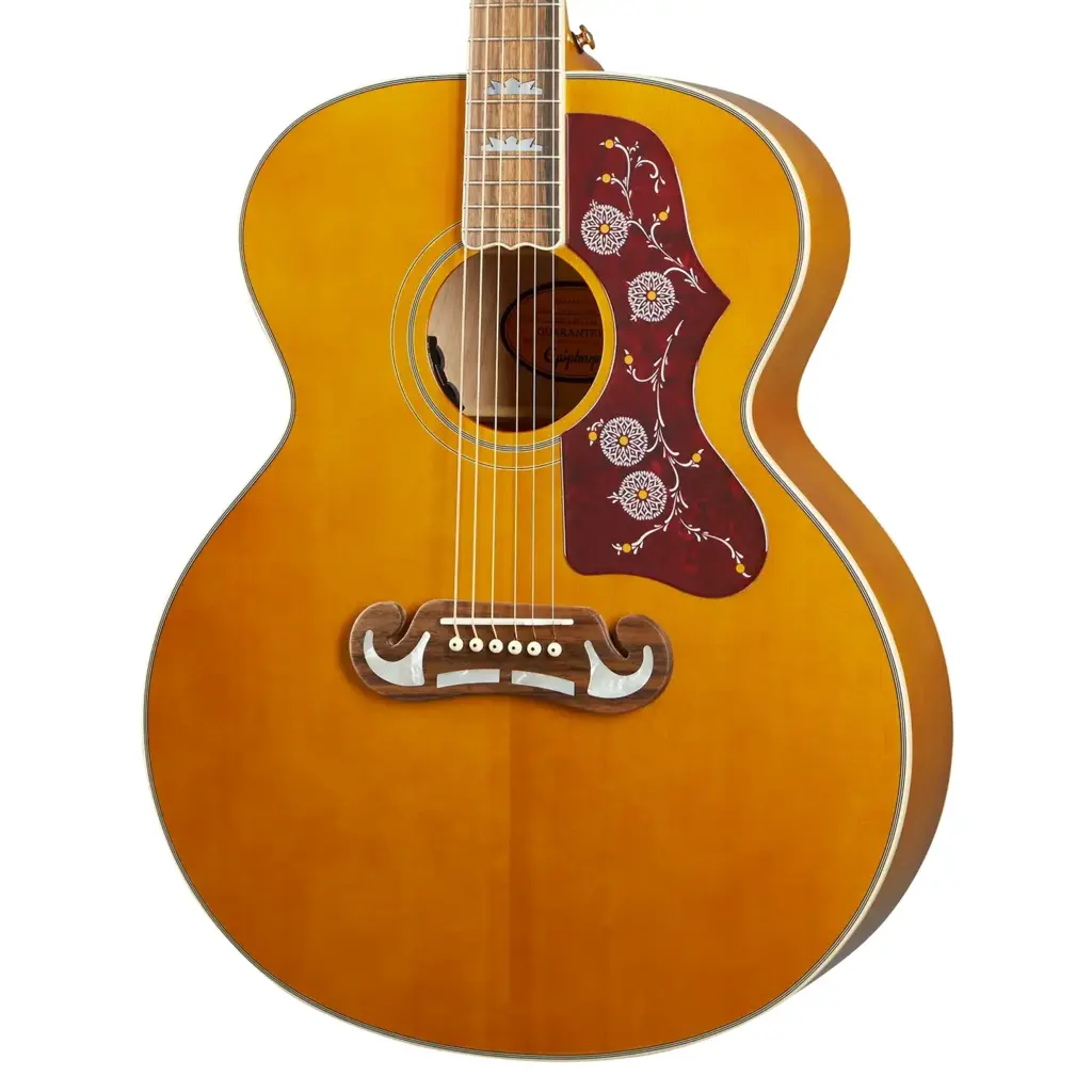 Epiphone NEW Epiphone J-200 - Aged Natural Antique Gloss (493)