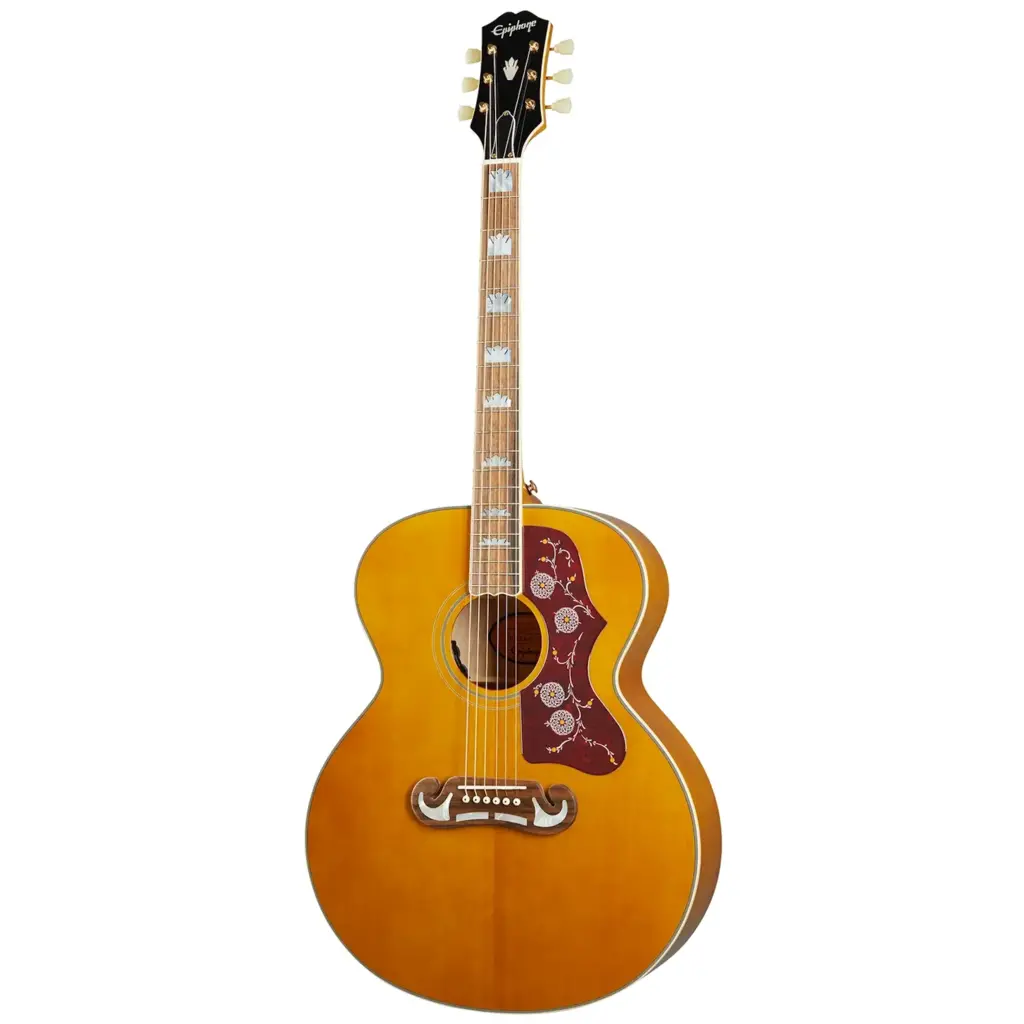 Epiphone NEW Epiphone J-200 - Aged Natural Antique Gloss (493)