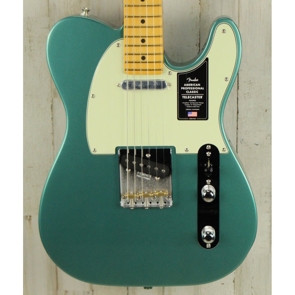 Fender DEMO Fender American Professional Classic Telecaster - Faded Sherwood Green Metallic (479)