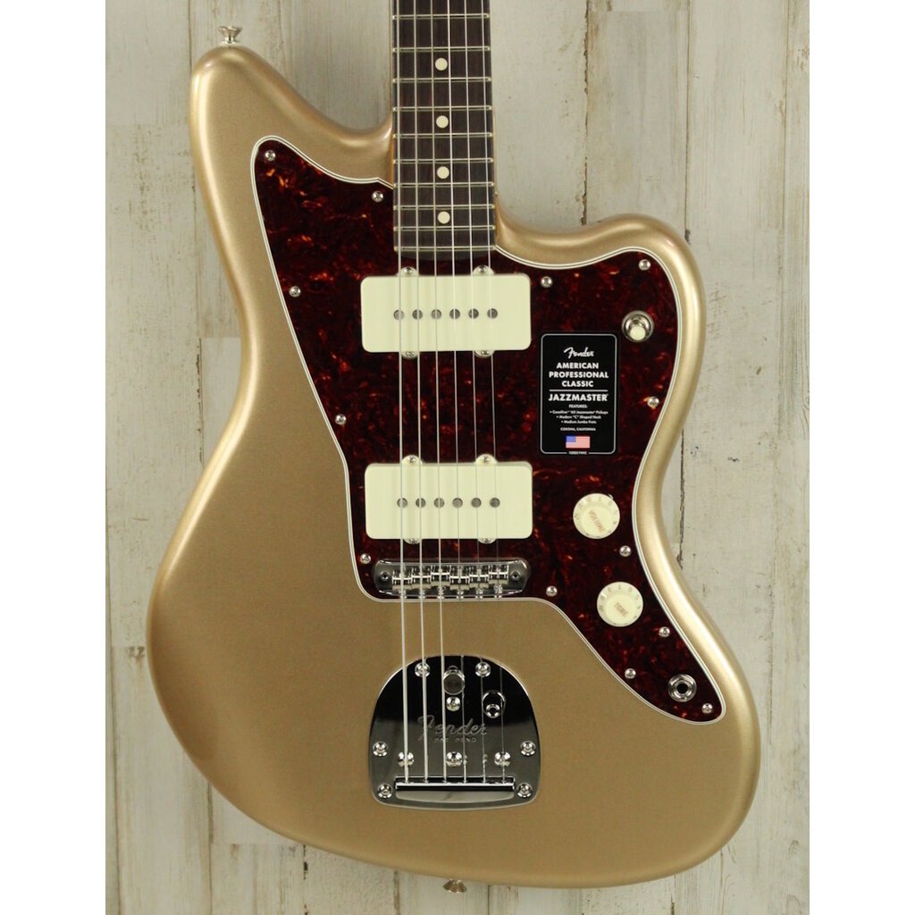Fender DEMO Fender American Professional Classic Jazzmaster - Faded Firemist Gold (919)