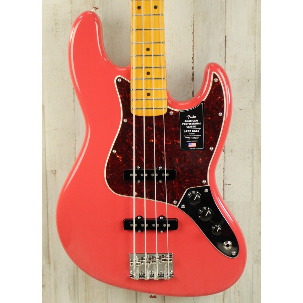 Fender DEMO Fender American Professional Classic Jazz Bass - Faded Dakota Red (838)