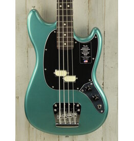 Fender DEMO Fender American Professional Classic Mustang Bass - Faded Sherwood Green Metallic (648)