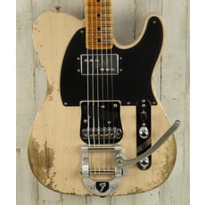 Fender NEW Fender CuNiFe Blackguard Bigsby Tele Heavy Relic - Dirty White Blonde (039)