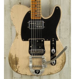 Fender NEW Fender Custom Shop CuNiFe Blackguard Bigsby Tele Heavy Relic - Dirty White Blonde (039)