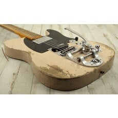 Fender NEW Fender CuNiFe Blackguard Bigsby Tele Heavy Relic - Dirty White Blonde (039)