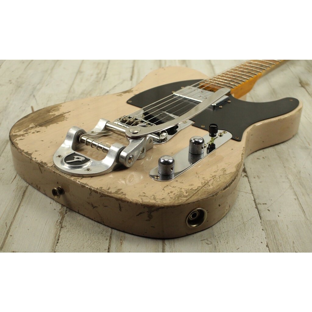 Fender NEW Fender CuNiFe Blackguard Bigsby Tele Heavy Relic - Dirty White Blonde (039)