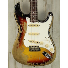 Fender NEW Fender 2025 Strat Pro Super Heavy Relic - 3-Color Sunburst (563)