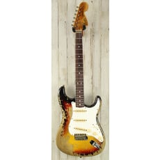 Fender NEW Fender 2025 Strat Pro Super Heavy Relic - 3-Color Sunburst (563)