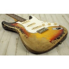 Fender NEW Fender 2025 Strat Pro Super Heavy Relic - 3-Color Sunburst (563)
