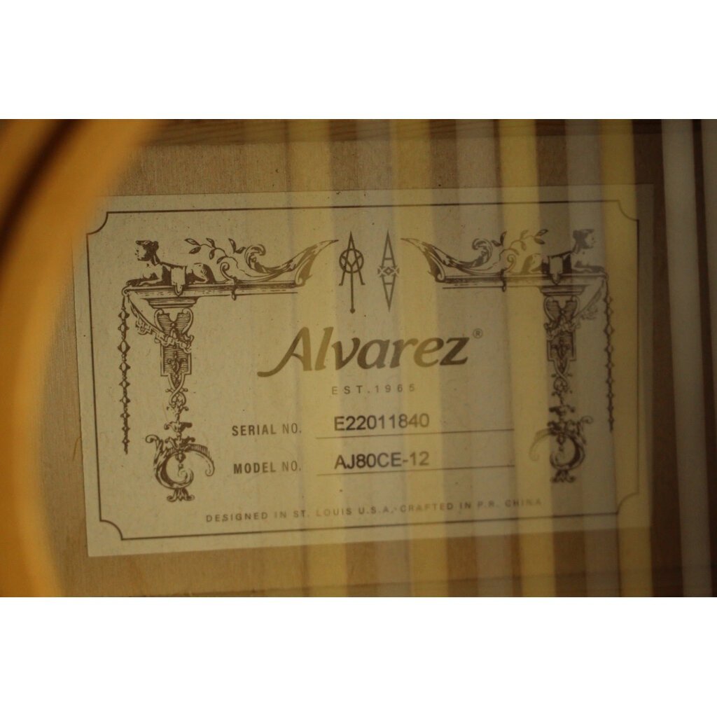 Alvarez USED Alvarez AJ80CE-12 (840)