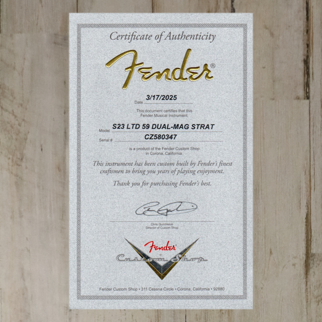 Fender USED Fender Custom Shop '59 Dual Mag Stratocaster (347)
