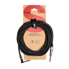 Stagg NEW Stagg SGC6 Heavy Duty Instrument Cable - Black - 20'
