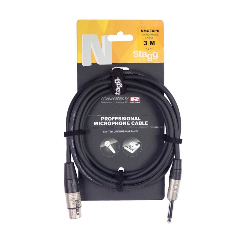 Stagg NEW Stagg NMC6XPR 1/4" to XLR Microphone Cable - 20'
