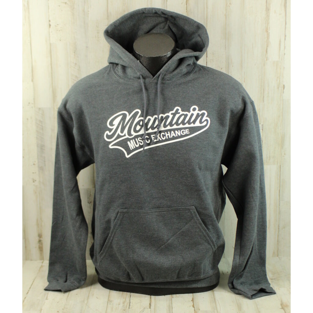 MME NEW MME Baseball Logo Pullover Hoodie - Dark Heather Grey