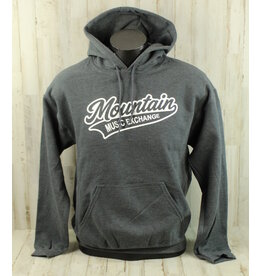 MME NEW MME Baseball Logo Pullover Hoodie - Dark Heather Grey