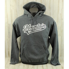 MME NEW MME Baseball Logo Pullover Hoodie - Dark Heather Grey